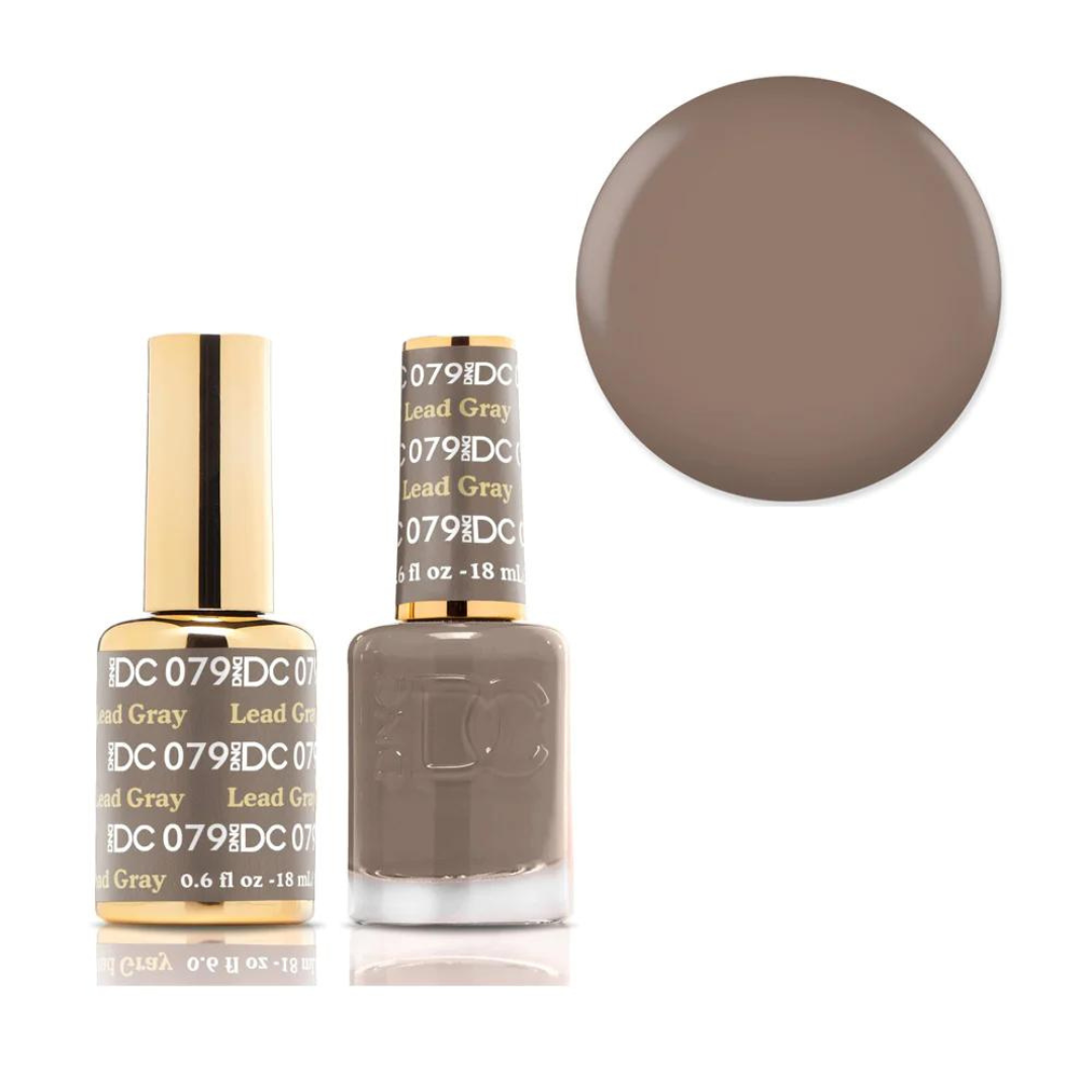 DND DC Gel & Lacquer Duo - Lead Gray #079