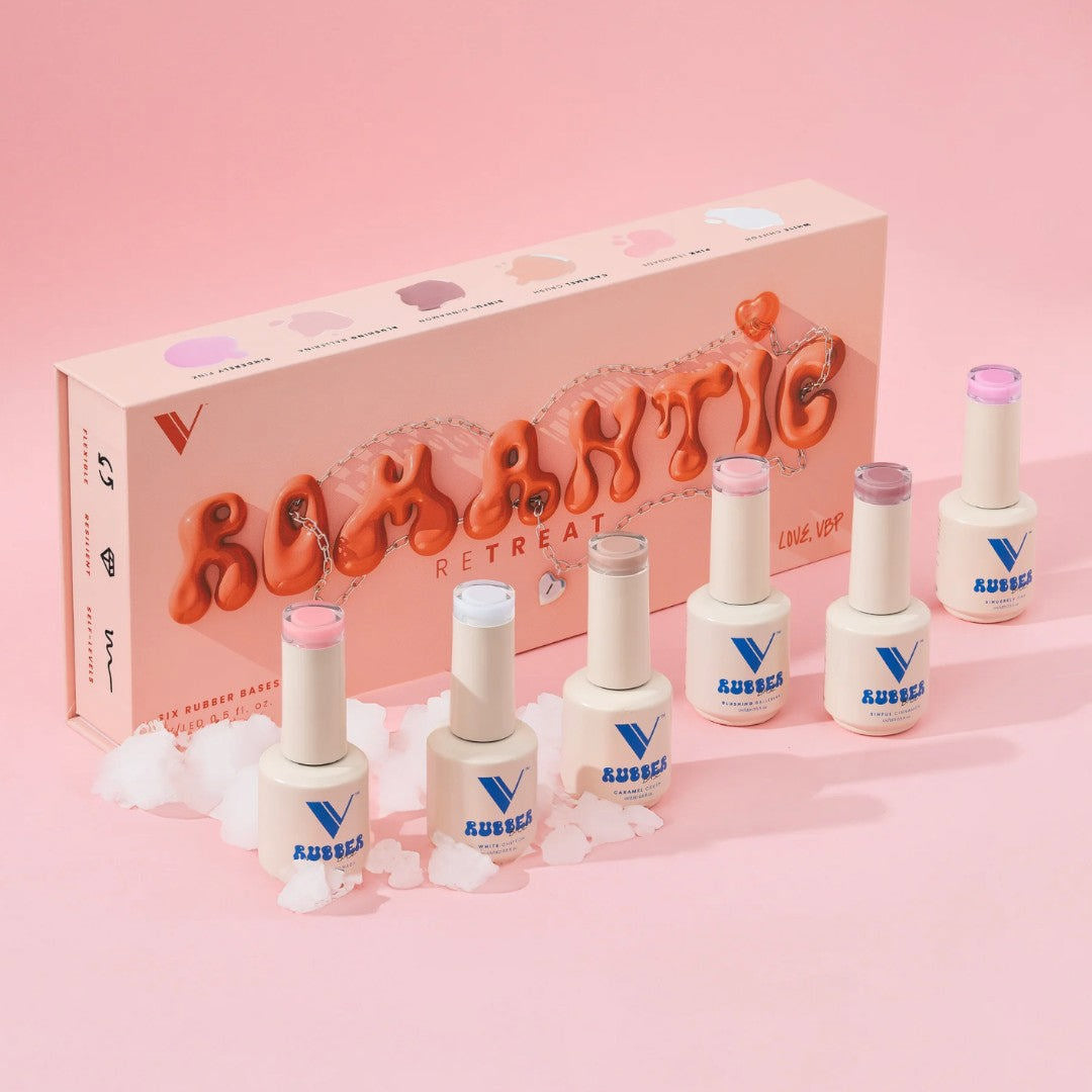 V Beauty Pure Rubber Base Romantic Retreat Collection 6Pcs