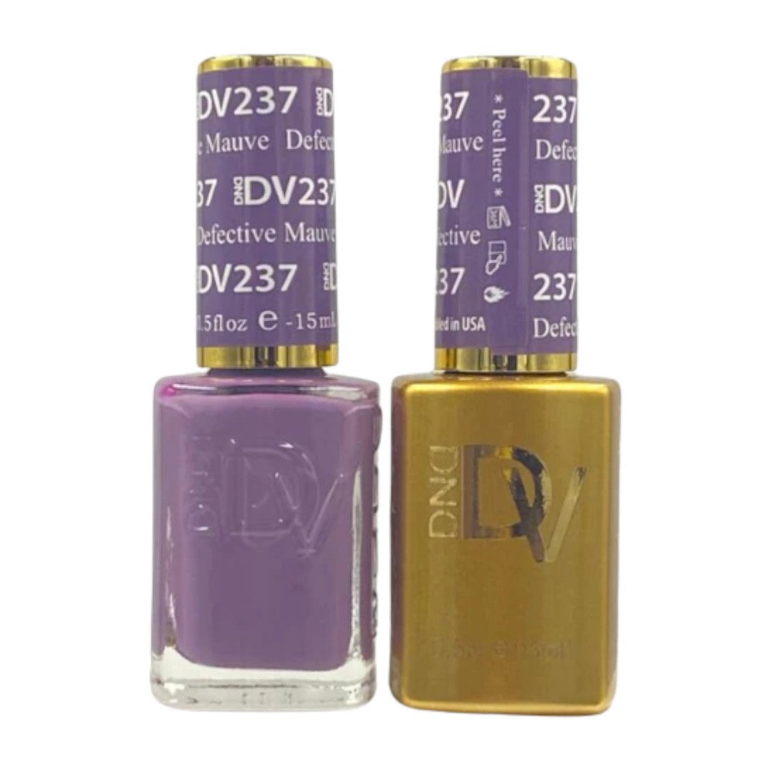 DND Diva Gel & Lacquer Duo - Detective Mauve #237