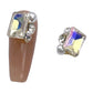 CNBS Nail Charms - White Crystal Clusters 5pcs