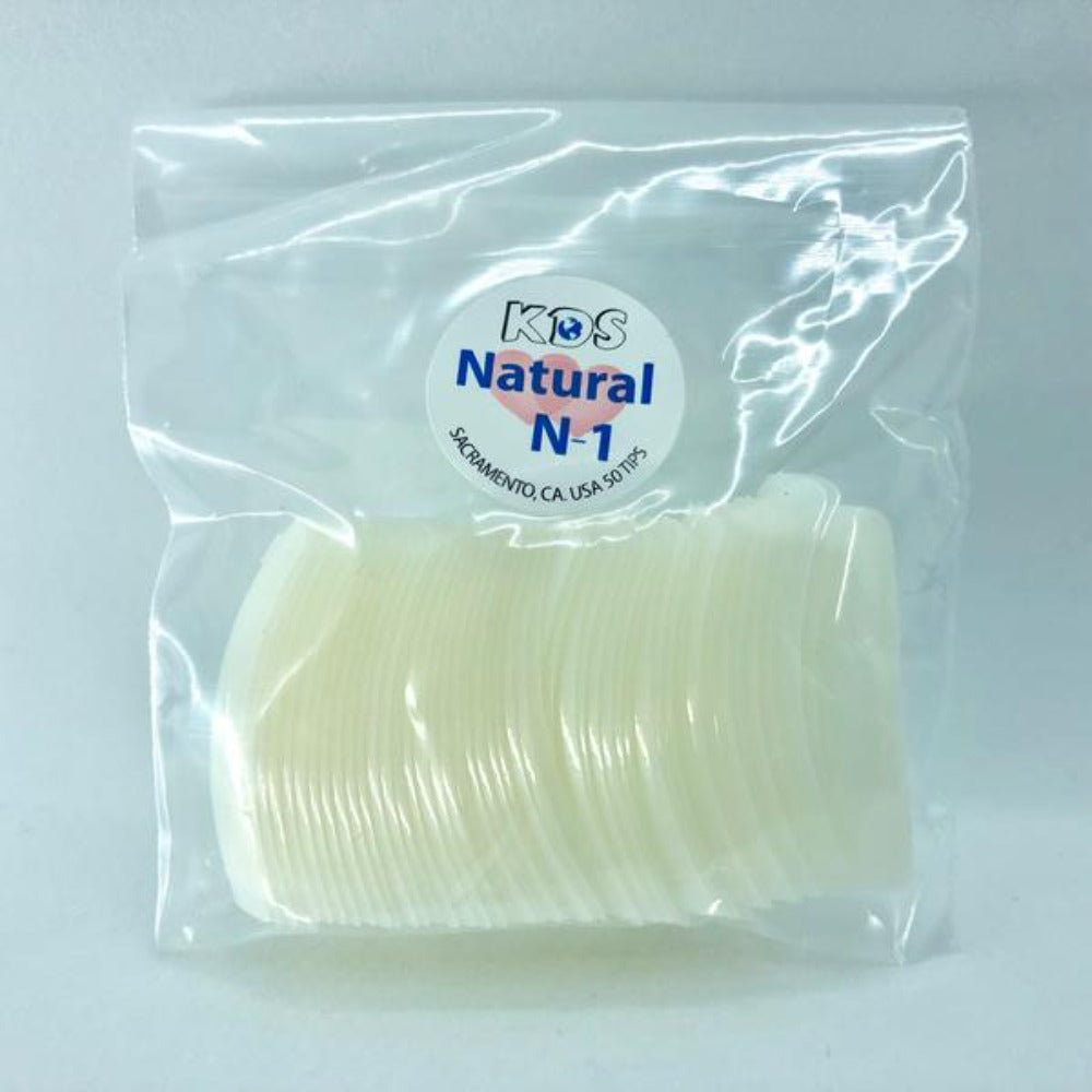 KDS Natural Tips Size #10 (Bag of 50) Classique Nails Beauty Supply Inc.
