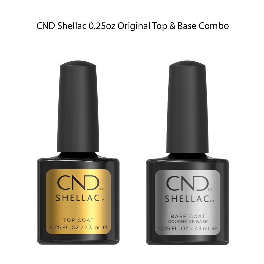 CND Shellac 0.25oz - Top & Base Combo Classique Nails Beauty Supply Inc.
