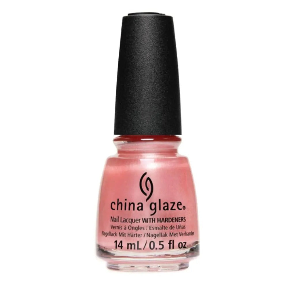 china glaze nail polish, Pretty As A Petal 85182, pink colored nails