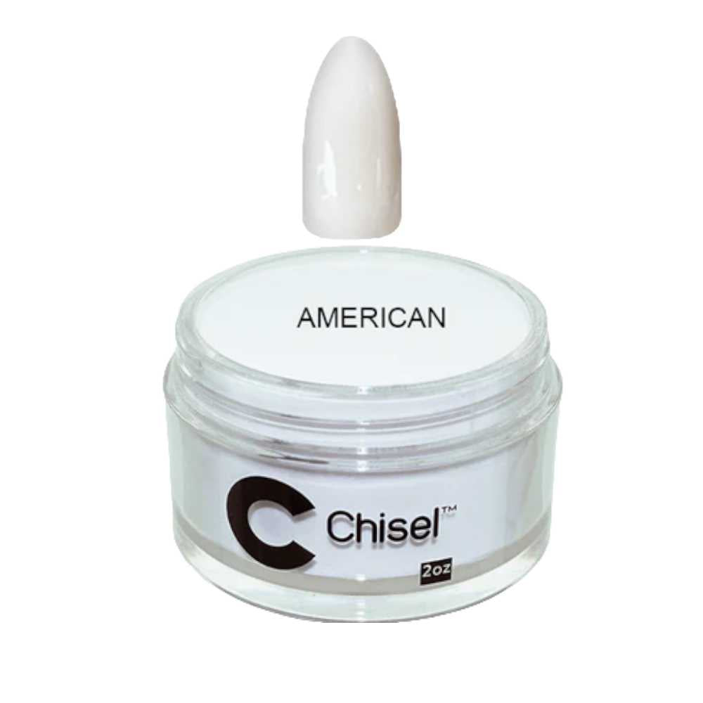 natural acrylic nails, nail supply shop near me, Chisel Nail Art - Dipping Powder 2oz American White