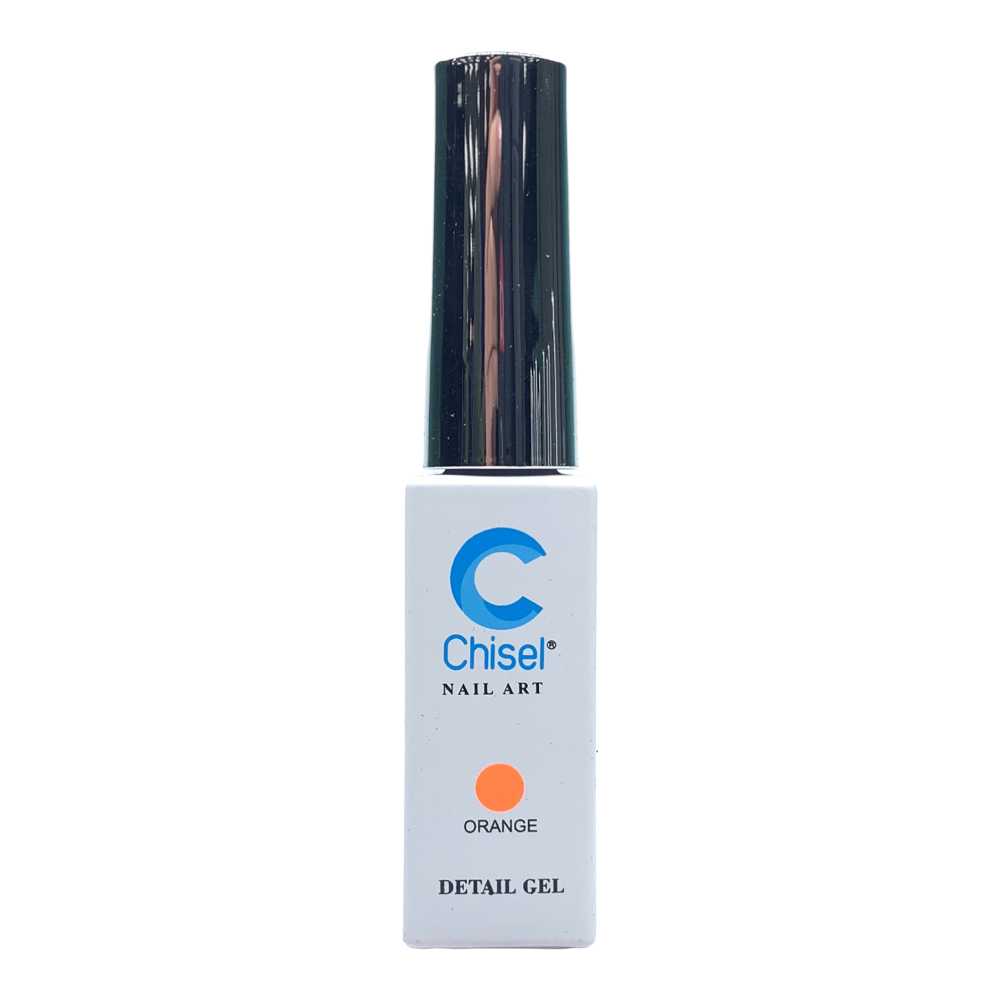 Chisel Nail Art Detail Gel #Orange Classique Nails Beauty Supply Inc.