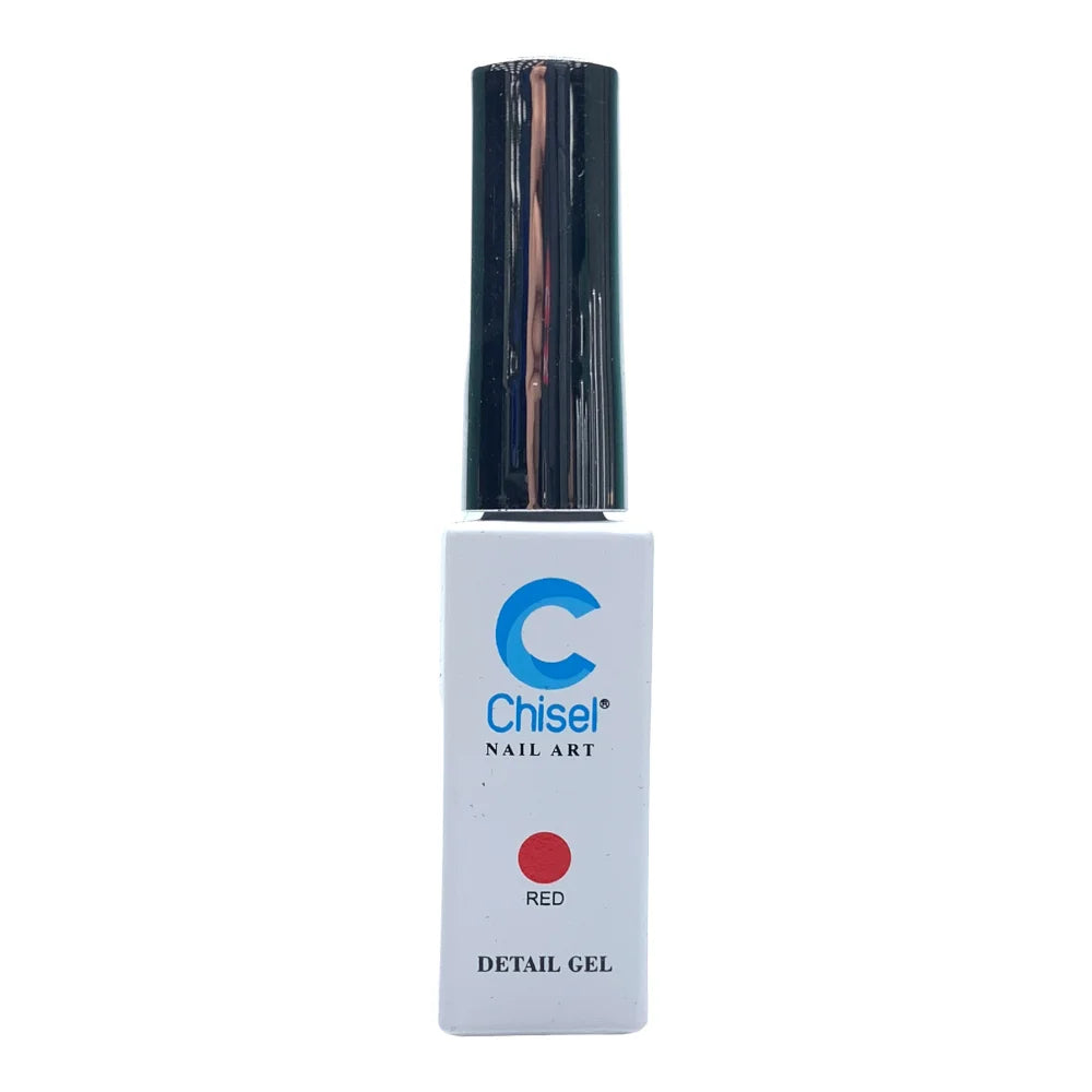 Chisel Nail Art Detail Gel #Red Classique Nails Beauty Supply Inc.