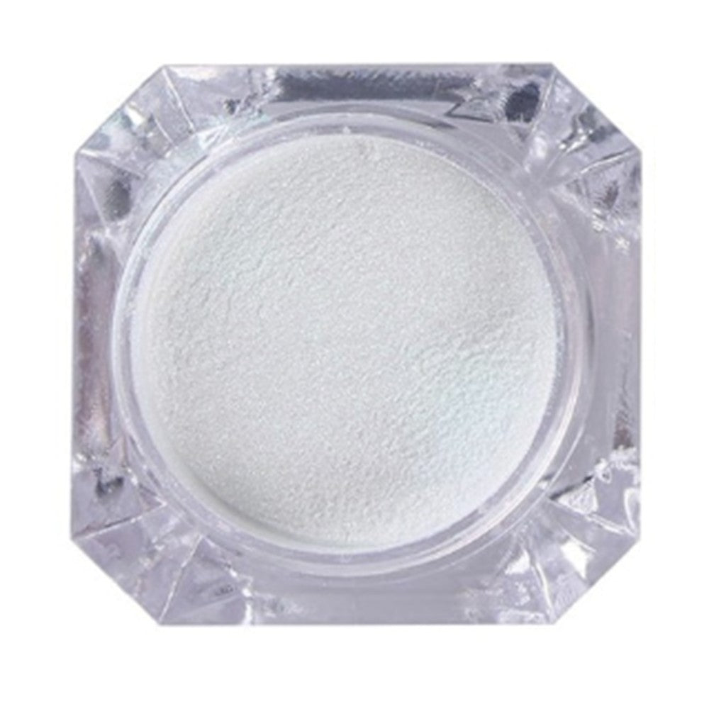 white chrome nails, Unicorn Chrome Nail Powder 1g - 12-7