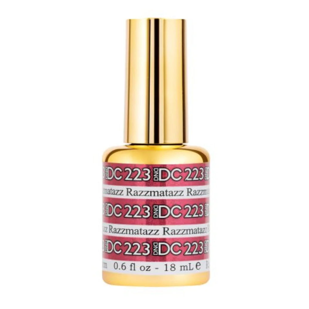 DND DC Mermaid 223 Razzmatazz - Sparkling Glitter Gel Polish