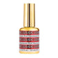 DND DC Mermaid 225 Maximum Red - Sparkling Glitter Gel Polish