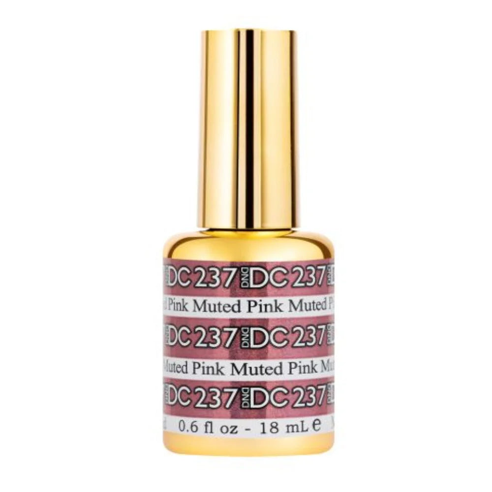 DND DC Mermaid 237 Muted Pink - Sparkling Glitter Gel Polish