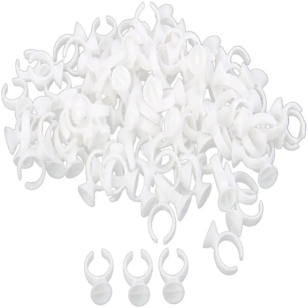 Eyelashes Nail Glue Ring (Pack of 100) CNBS