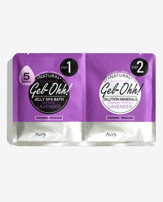 Gel-Ohh Jelly Spa Pedi Bath, Lavender AJ001LVR Voesh, quality foot care