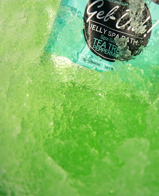 Gel-Ohh Jelly Spa Pedi Bath - Tea Tree & Peppermint #AJ001TT Voesh
