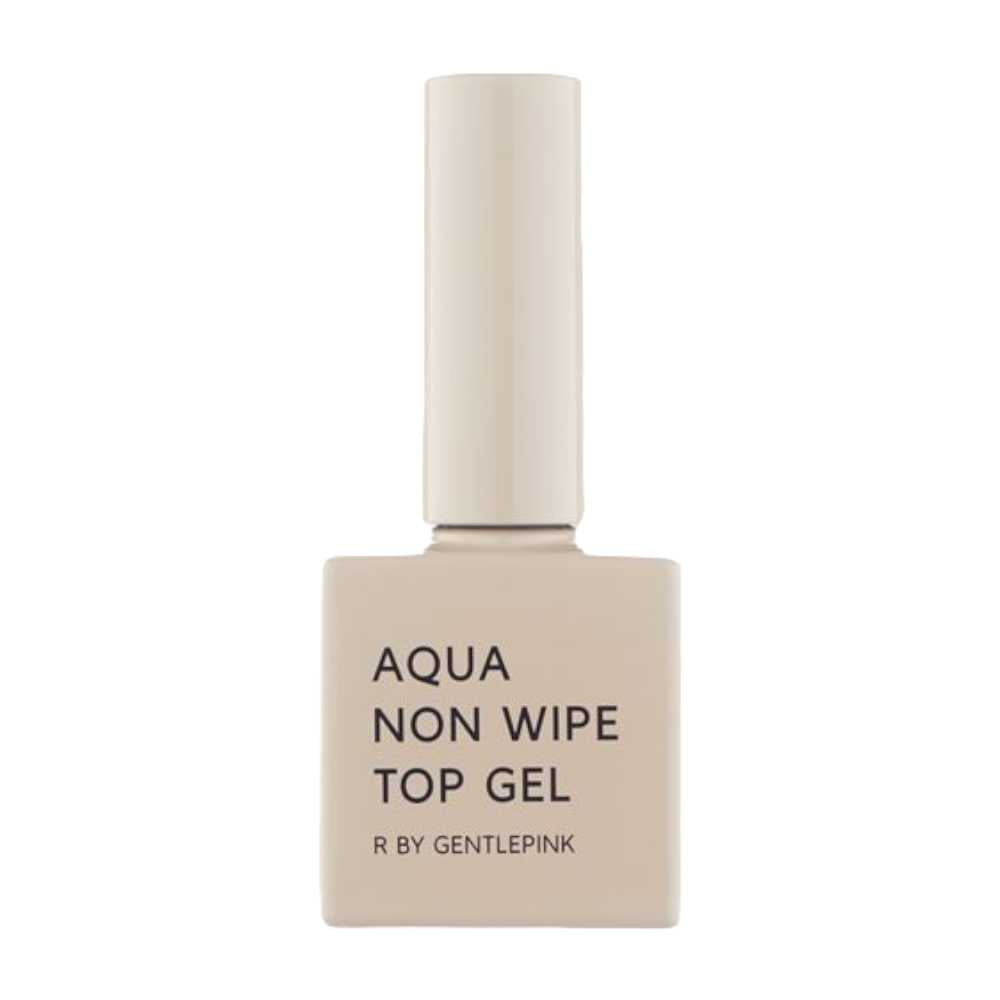 Gentle Pink Aqua Non Wipe Top Gel - Extreme Shine Top Coat