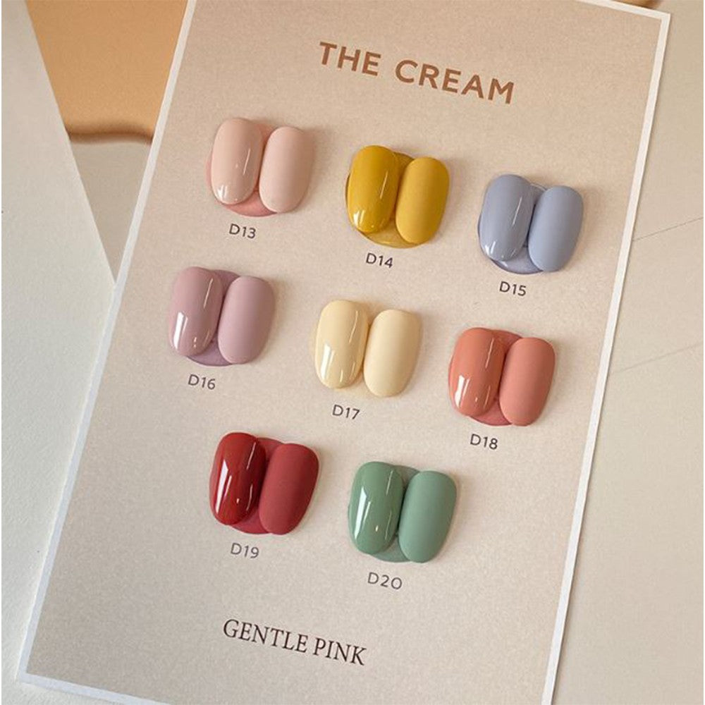 korean gel nail polish, cm nail supply, Gentle Pink The Cream Collection