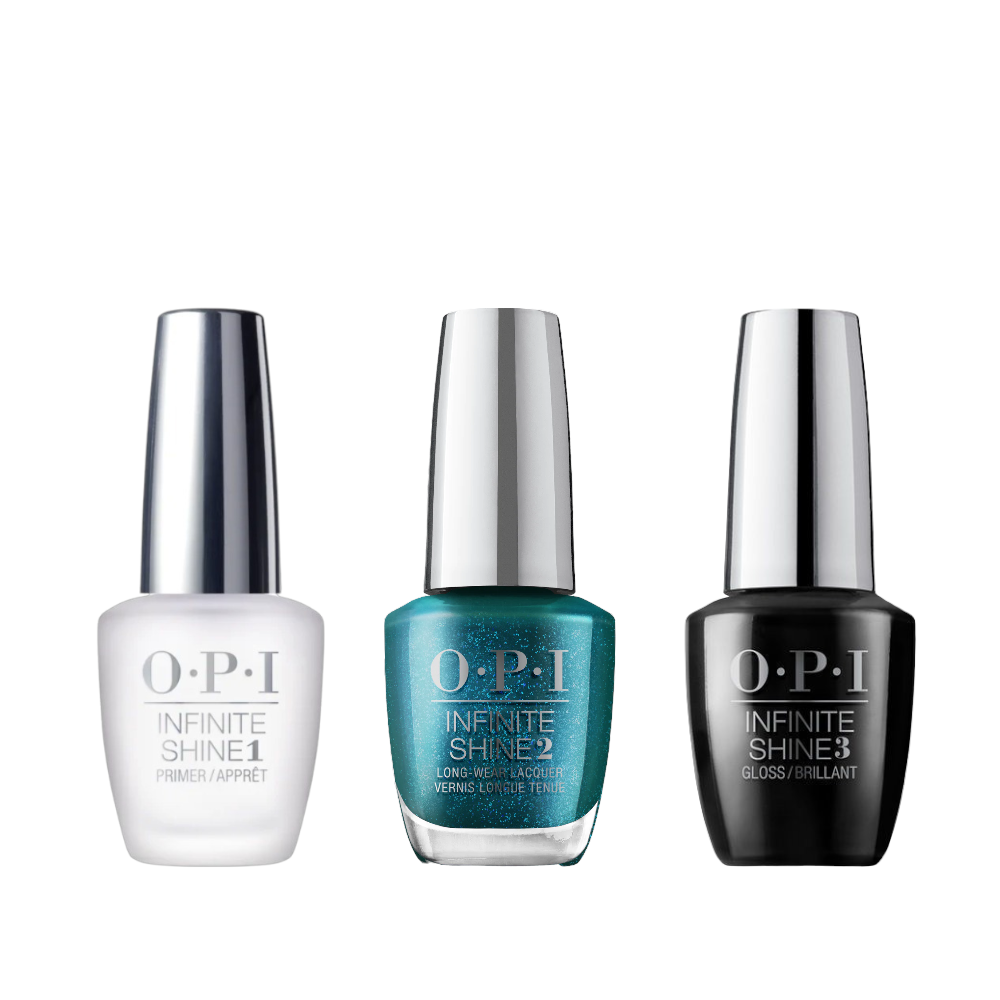 OPI Infinite Shine - Top, Base & Colour Trio "Terribly Nice Holiday 2023 Collection"
