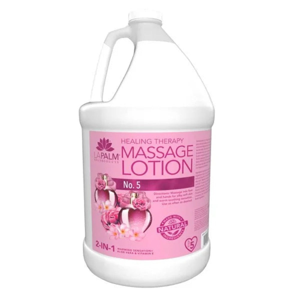 La Palm Healing Therapy Lotion - No.5 1Gal Classique Nails Beauty Supply Inc.