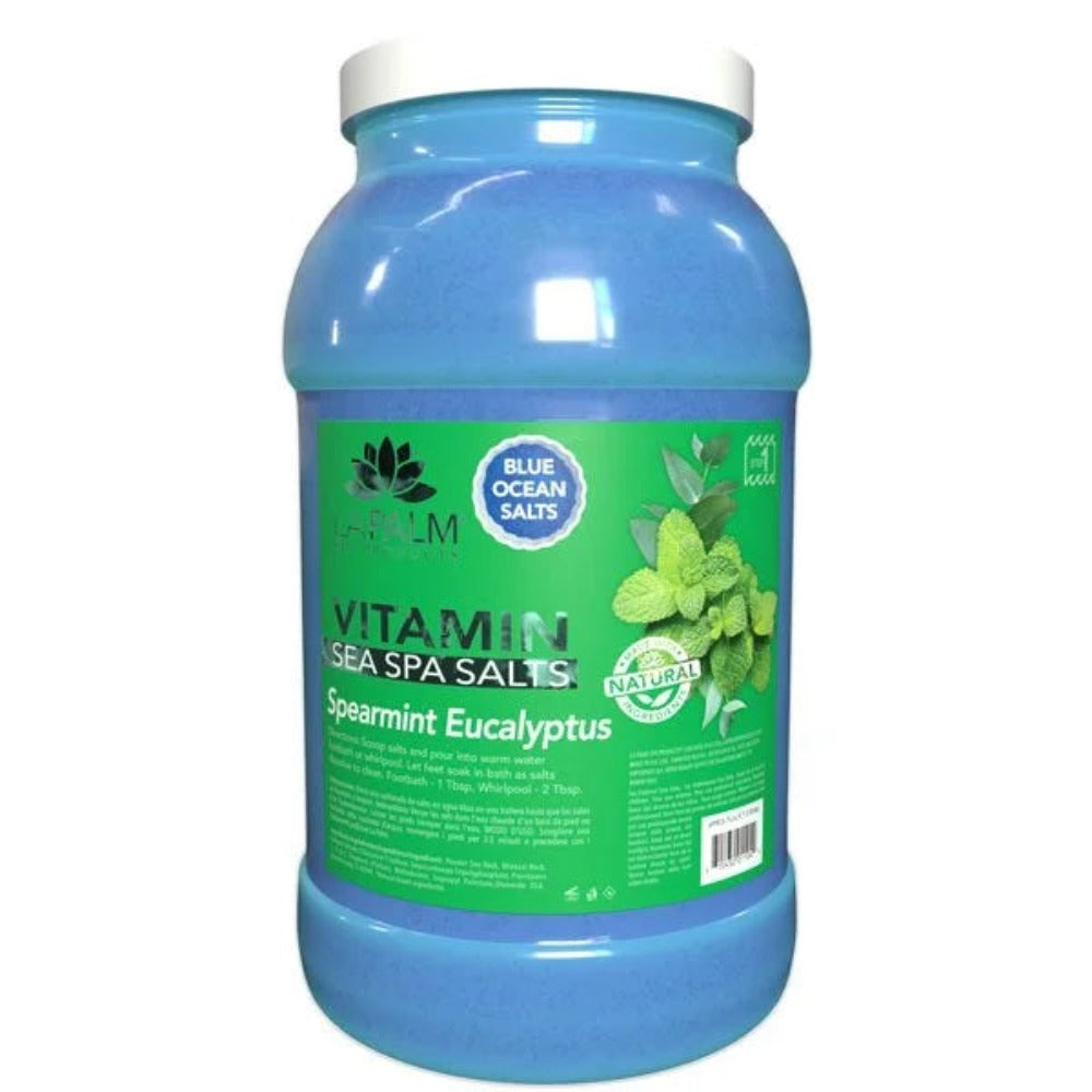 La Palm Sea Spa Salt - Spearmint Eucalyptus 1Gal Classique Nails Beauty Supply Inc.