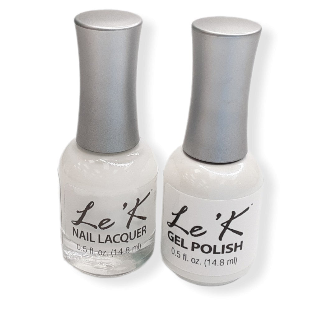 gel polish Le'K Duo 102 Cloudy White Classique Nails Beauty Supply Inc.