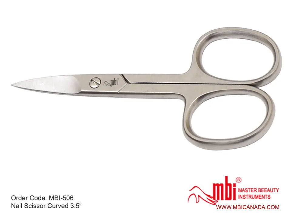 MBI-506 Nail Scissor Curved Size 3.5' MBI
