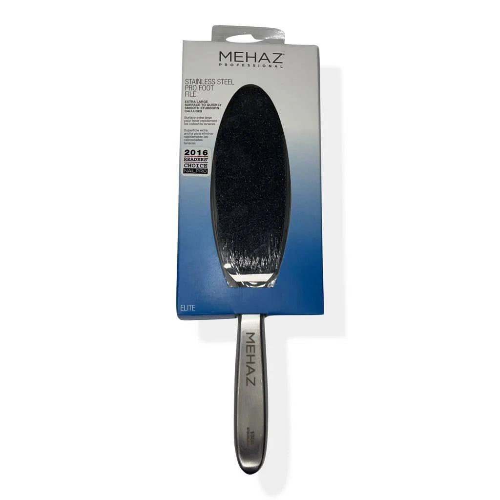 Mehaz Stainless Steel Pro Foot File #MC1300 Classique Nails Beauty Supply Inc.