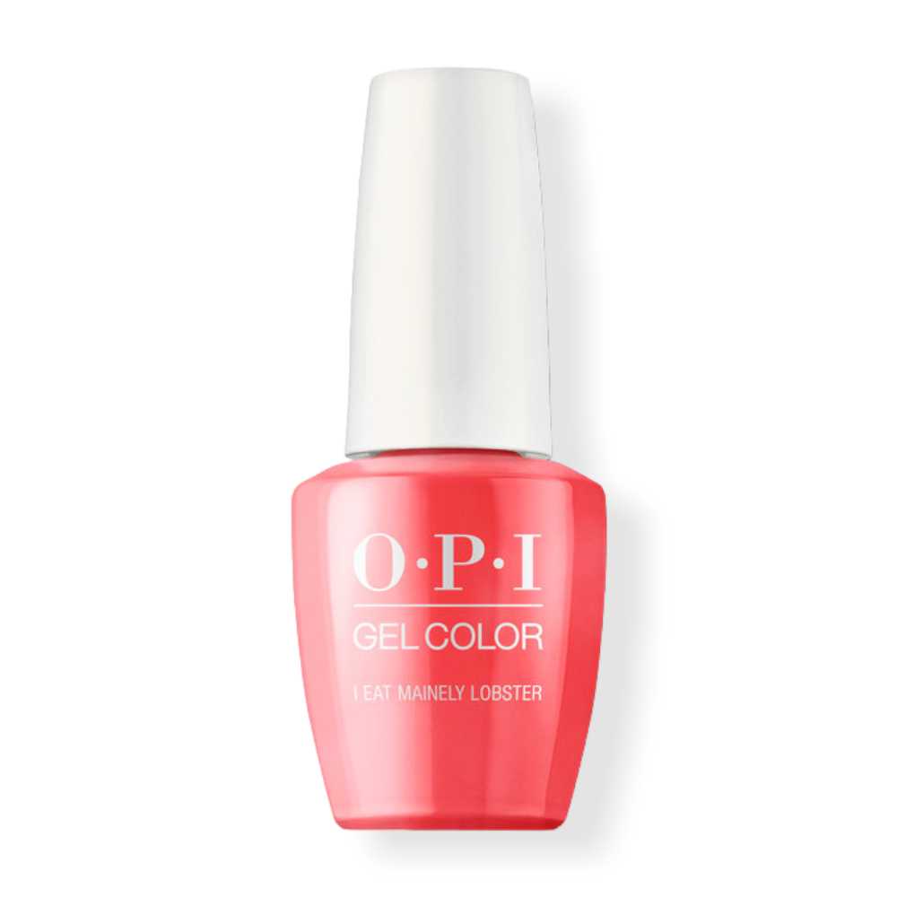 opi coral colors, opi gel polish  I Eat Mainely Lobster