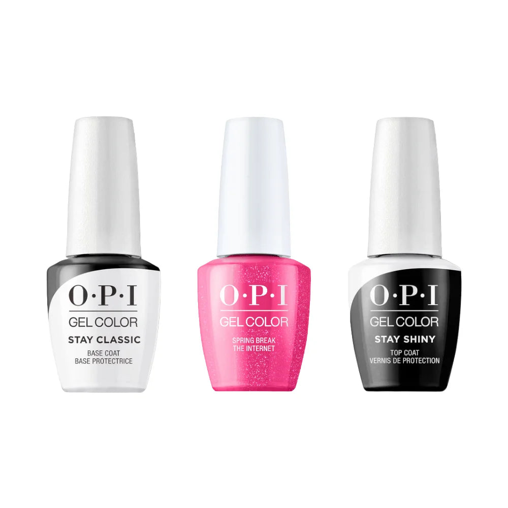 OPI Gel Colour - Top, Base & Colour Trio "Me, Myself, & OPI" Classique Nails Beauty Supply Inc.