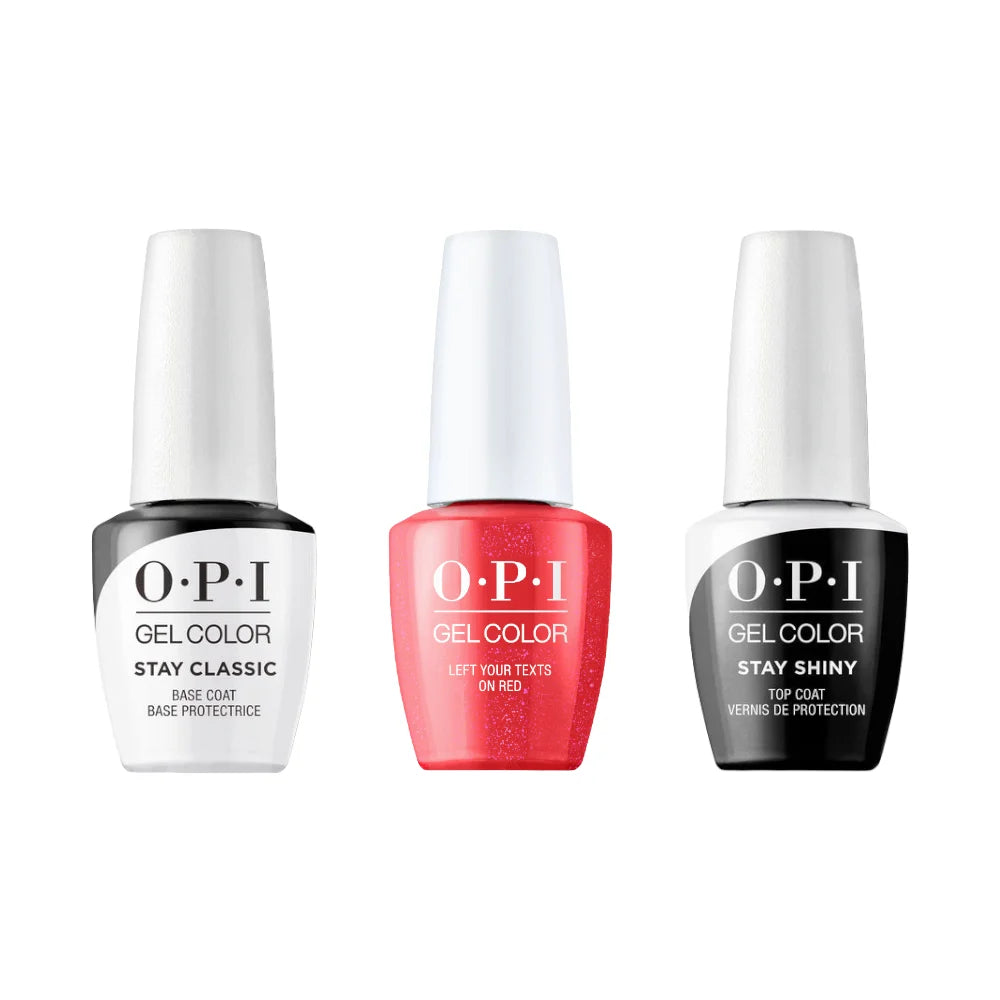 OPI Gel Colour - Top, Base & Colour Trio "Me, Myself, & OPI" Classique Nails Beauty Supply Inc.