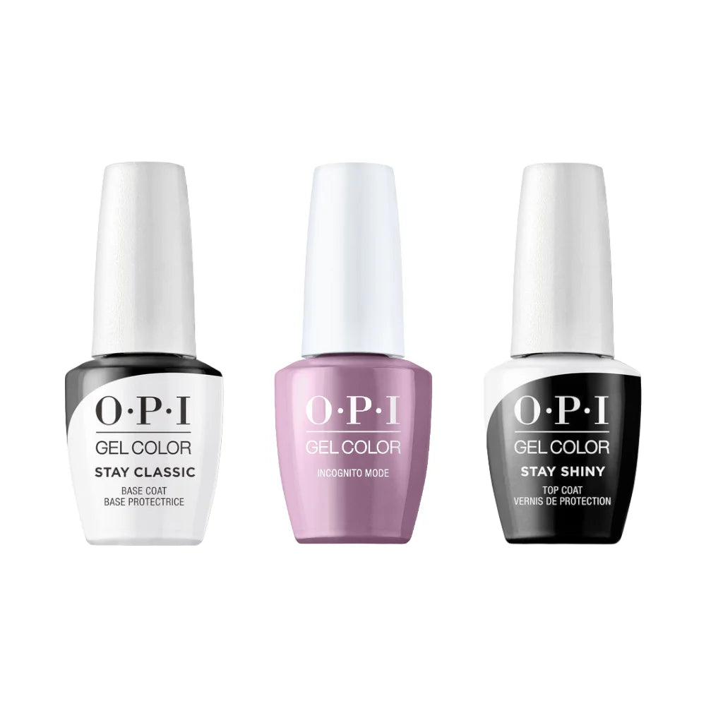 OPI Gel Colour - Top, Base & Colour Trio "Me, Myself, & OPI" Classique Nails Beauty Supply Inc.