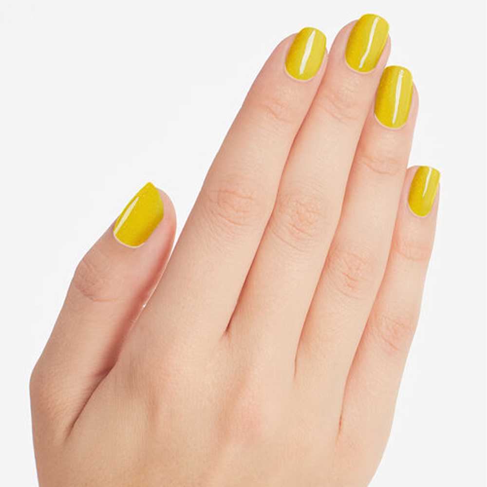 opi gel polish and matching opi nail polish B010 Bee Unapologetic 