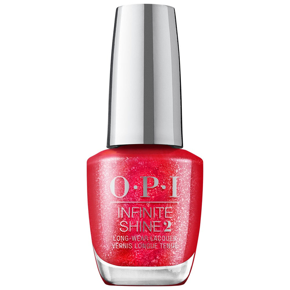red sparkly nails