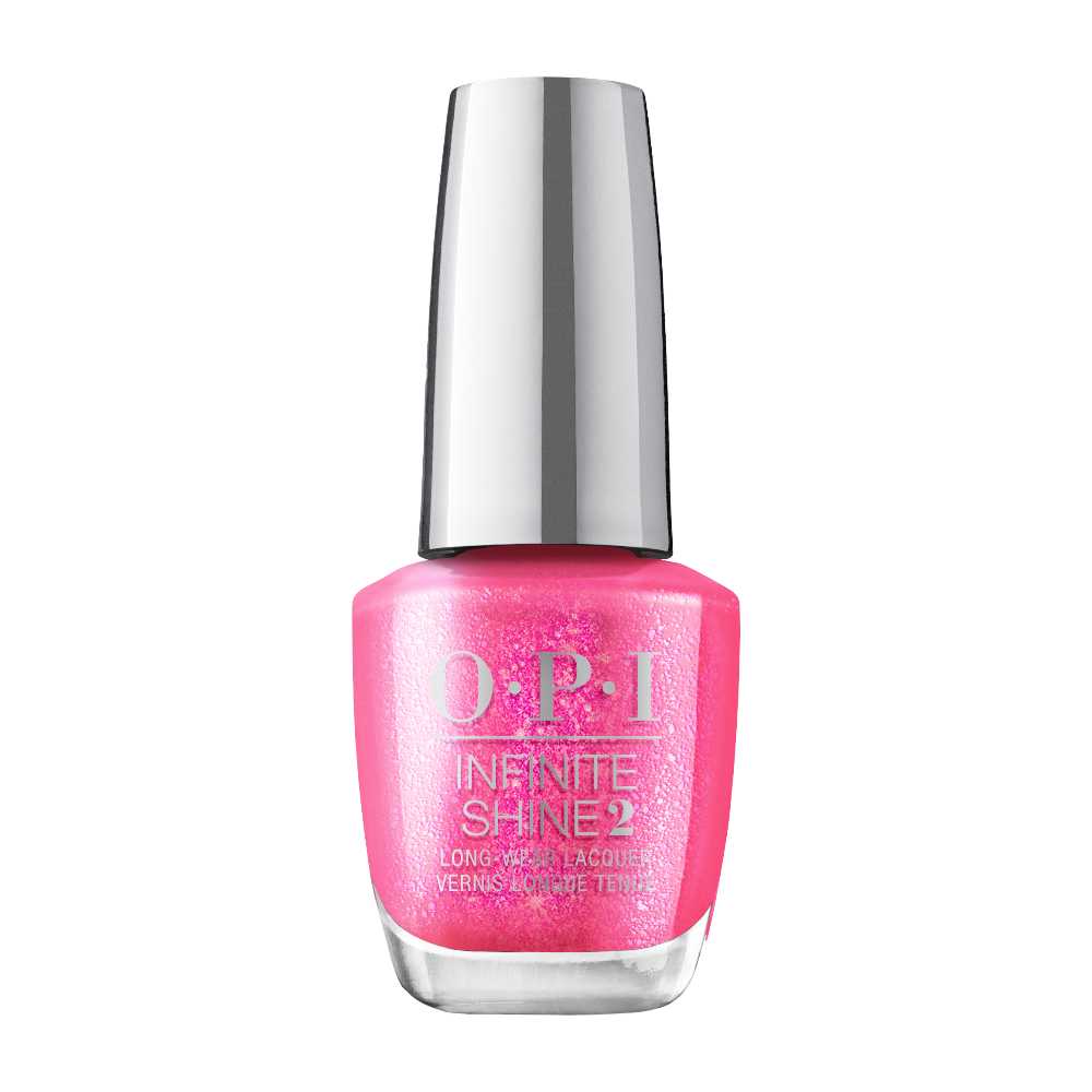 OPI Infinite Shine - Spring Break the Internet ISLS009, opi nail polish, hot pink shimmer nail polish
