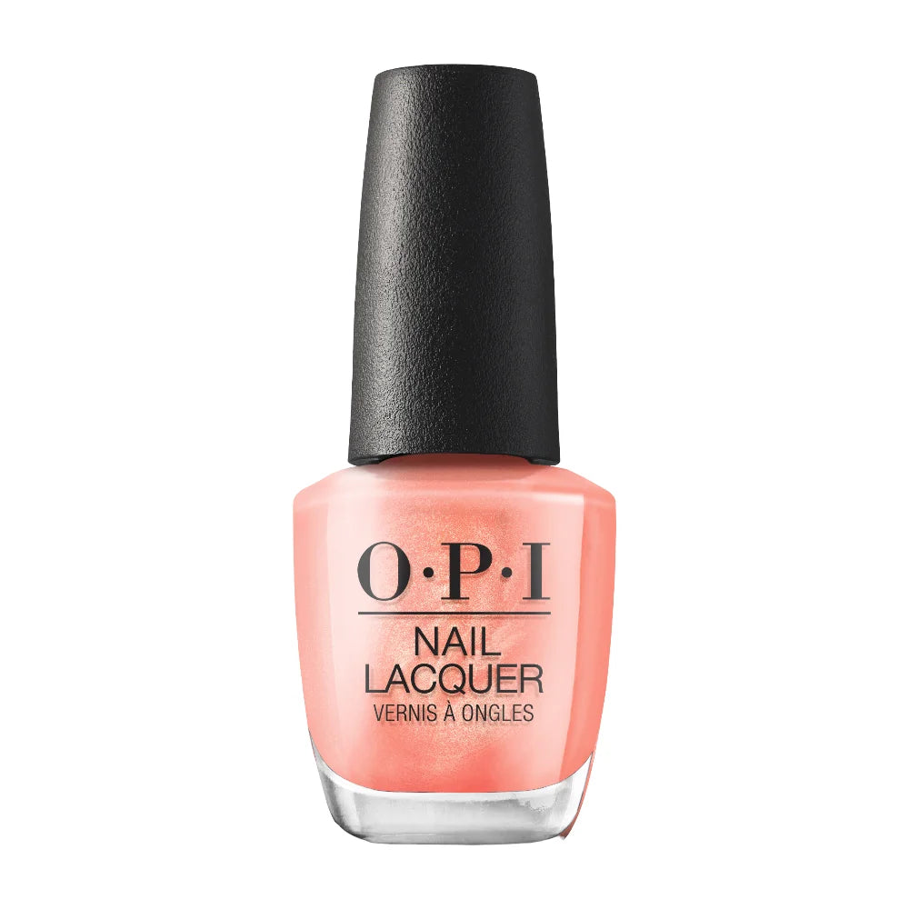 OPI Data Peach nails