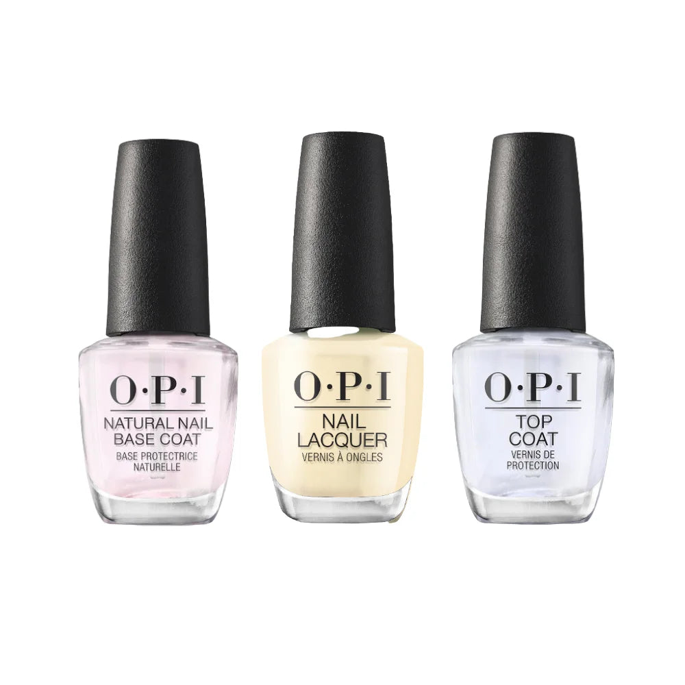 OPI Lacquer - Top, Base & Colour Trio "Me, Myself, & OPI" Classique Nails Beauty Supply Inc.