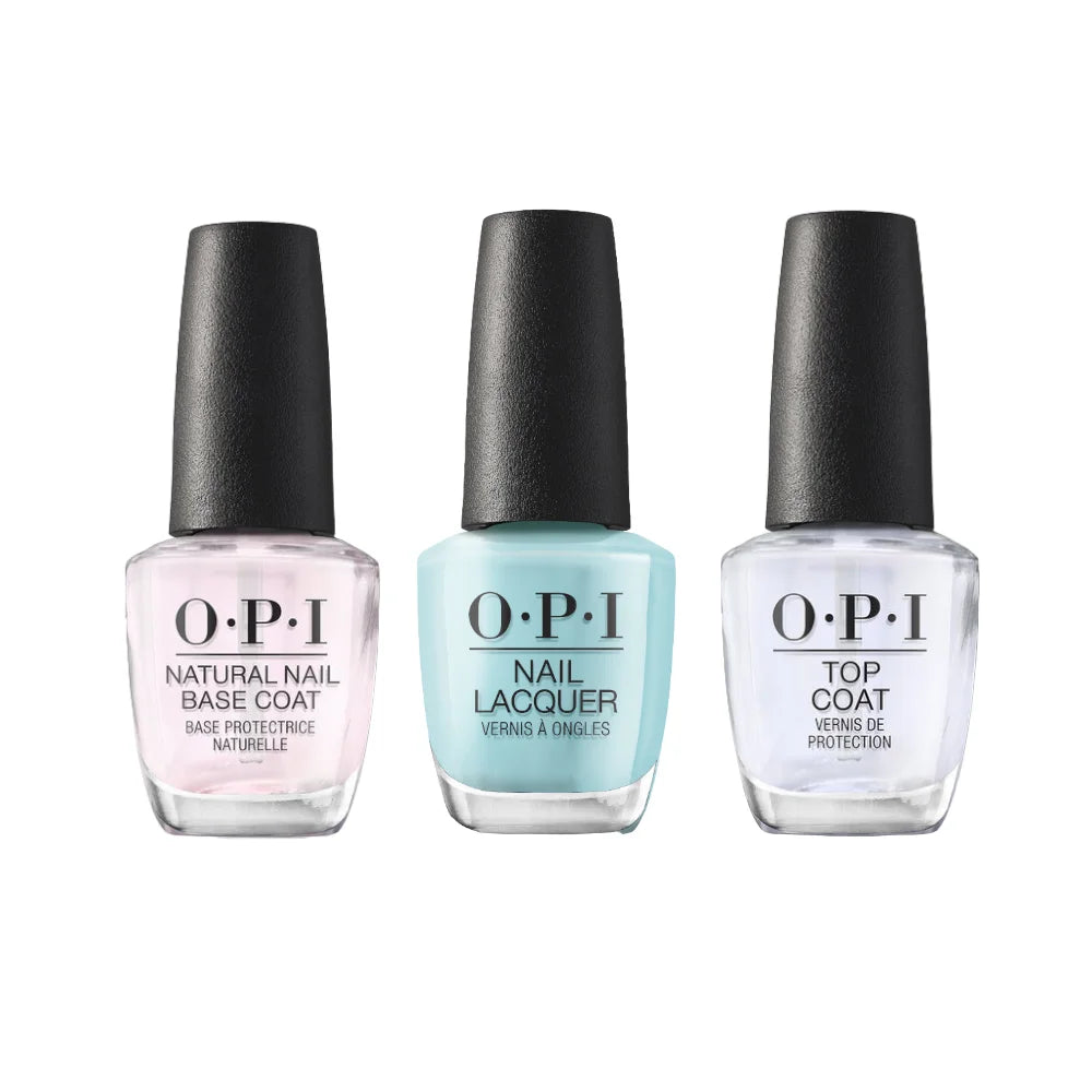 OPI Lacquer - Top, Base & Colour Trio "Me, Myself, & OPI" Classique Nails Beauty Supply Inc.