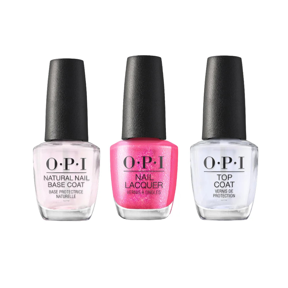 OPI Lacquer - Top, Base & Colour Trio "Me, Myself, & OPI" Classique Nails Beauty Supply Inc.