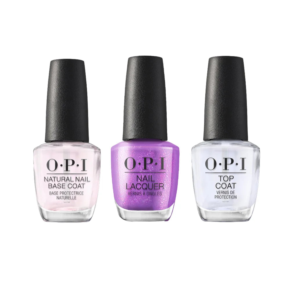 OPI Lacquer - Top, Base & Colour Trio "Me, Myself, & OPI" Classique Nails Beauty Supply Inc.