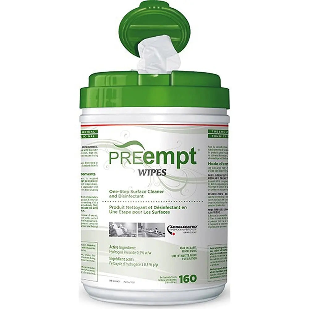 PREempt RTU Ready-To-Use Surface Wipes 160 sheets PREEMPT