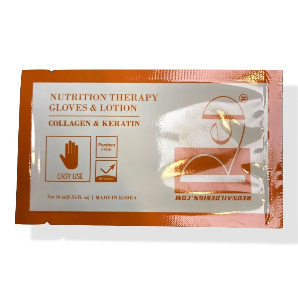 RED UV Protection Nutrition Therapy Gloves Classique Nails Beauty Supply Inc.