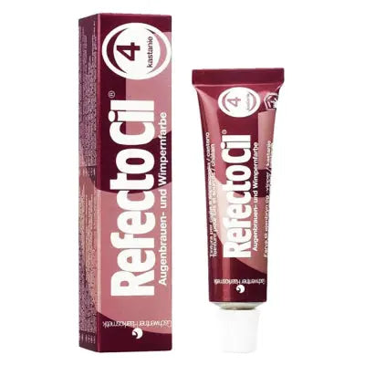 eyebrow tinting RefectoCil Tint Chestnut 4, tinted eyebrows​, eyebrow lash tint​