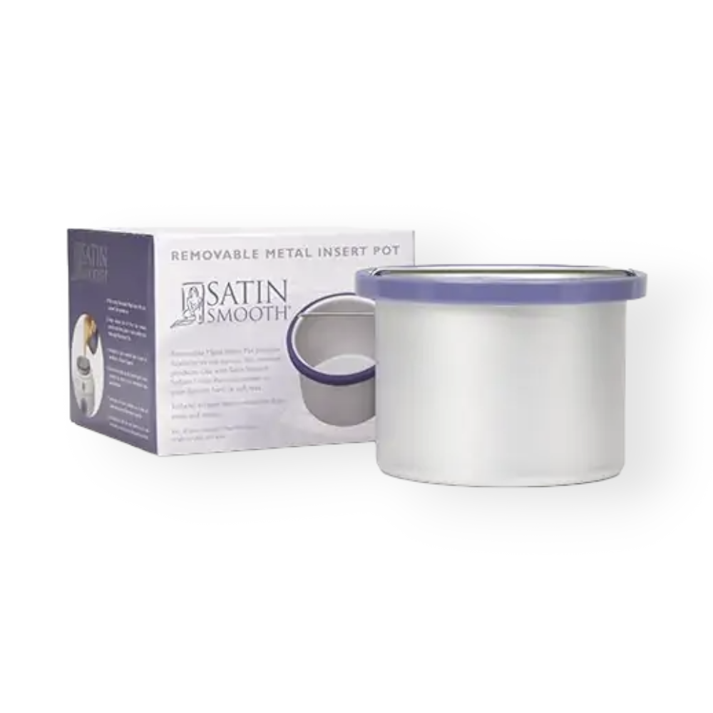 Satin Smooth Empty Metal Wax Can 14oz 81460, pot métallique