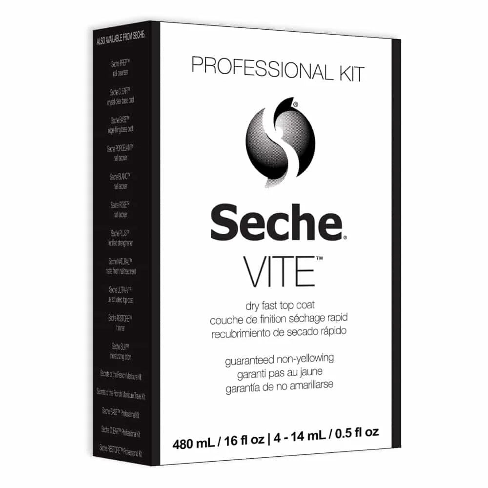 Seche Vite Top Coat Nail Polish Refill 16oz - Nail Supply For U