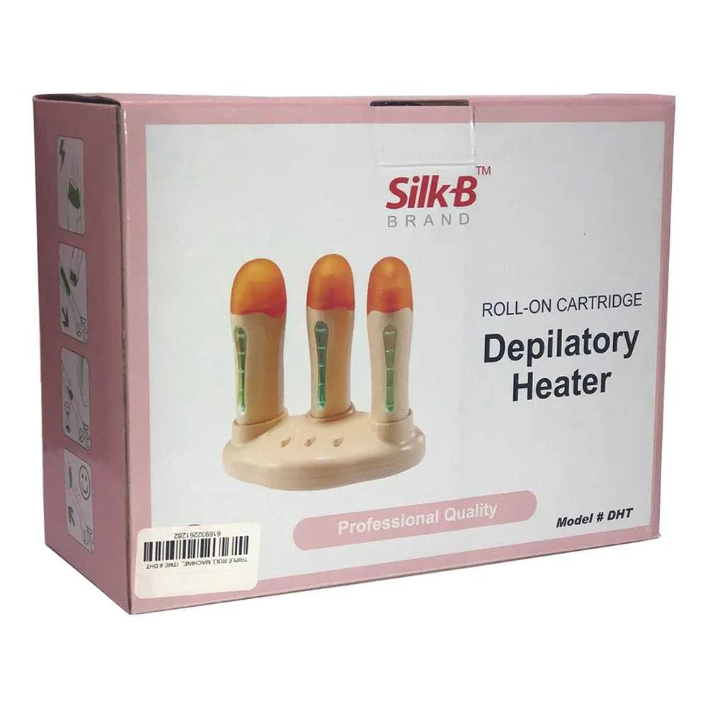 Silk-B Depilatory Triple Wax Heater w/ Base Classique Nails Beauty Supply Inc.