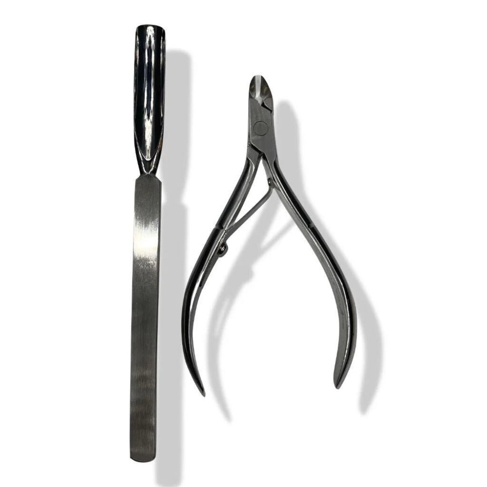 Stainless Steel Cuticle Nipper & Pusher with Free Gift 1 Classique Nails Beauty Supply Inc.