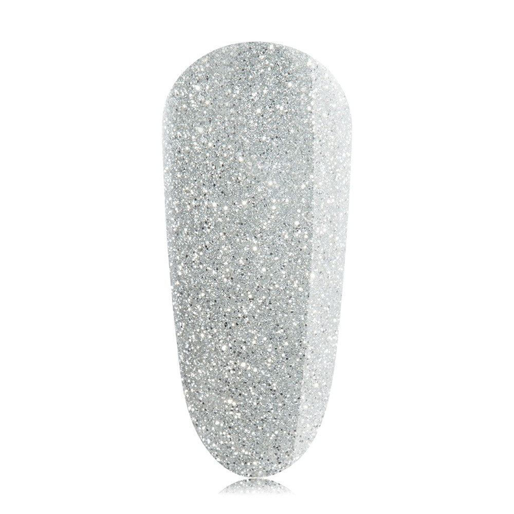 The Gel Bottle - Blinding Lights | Reflective Silver Glitter Gel Polish