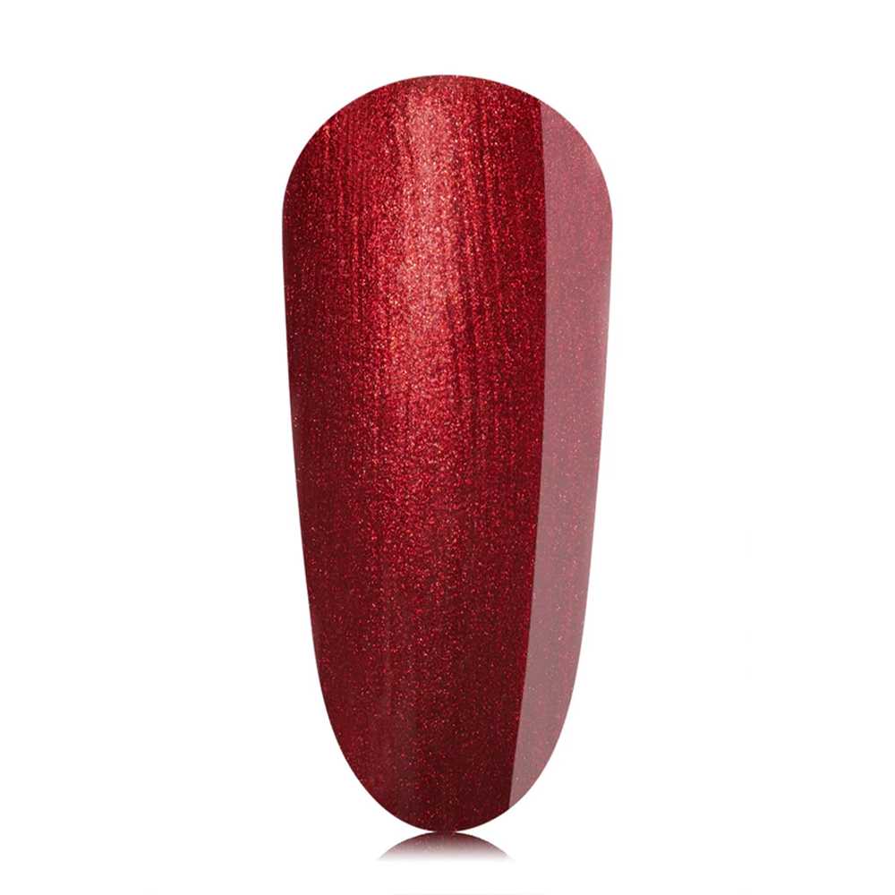 The Gel Bottle - Exclusive Access | Lustrous Ruby Red Metallic Gel Polish, color club nail polish