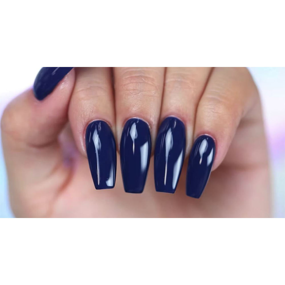 nails navy blue