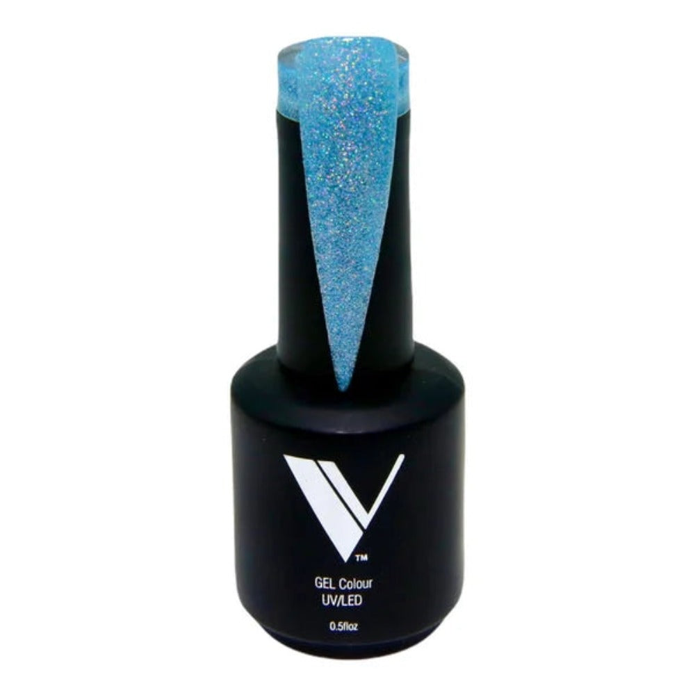 Valentino CrueltyFree, Vegan Gel Polish 144 Glitter Blue