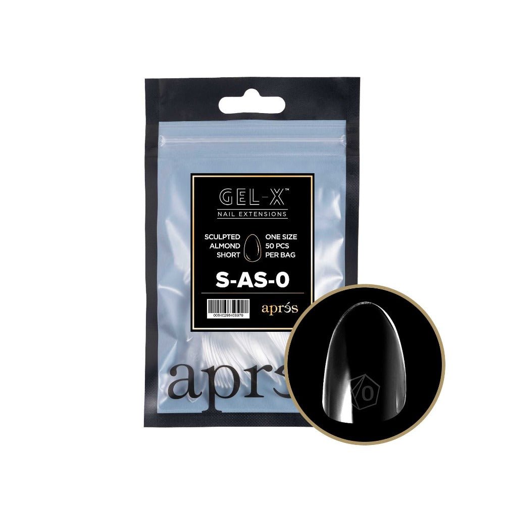 Apres Gel-X Refill Tips 2.0 - Almond Short