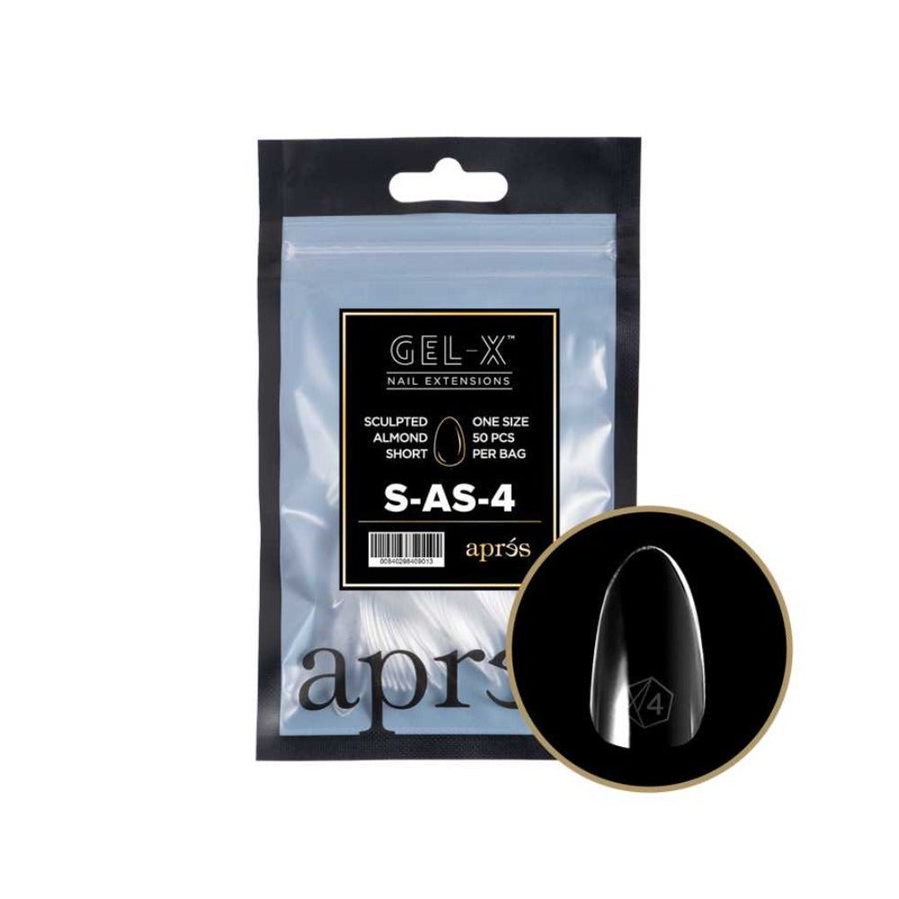 Apres Gel-X Refill Tips 2.0 - Almond Short